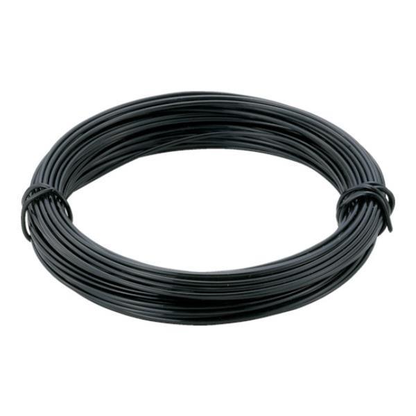 TRUSCO カラー針金 小巻タイプ・18番手 黒 線径1.2mm TCWS12BK [TCWS-1...
