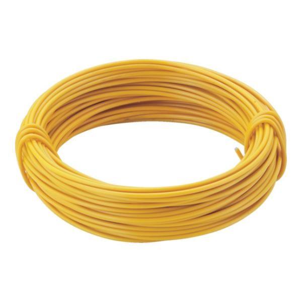 TRUSCO カラー針金 小巻タイプ・18番手 黄 線径1.2mm TCWS12Y [TCWS-12...