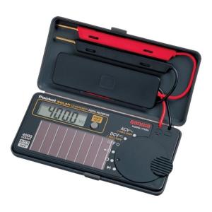 SANWA ソーラー充電ポケット型デジタルマルチメータ PS8A  [r20][s9-020]｜minatodenki