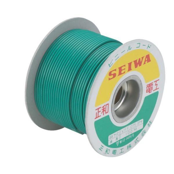 正和電工 アースコード VSFコード 100m ドラム巻 SF100CD [SF-100CD][r2...