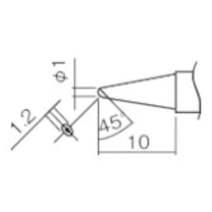 白光 こて先 1BC型(Z) T12BC1Z [T12-BC1Z][r20][s9-010]｜minatodenki