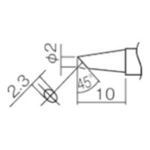 白光 こて先 2BC型(Z) T12BC2Z [T12-BC2Z][r20][s9-010]｜minatodenki