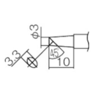 白光 こて先 3BC型 T12BC3 [T12-BC3][r20][s9-010]｜minatodenki