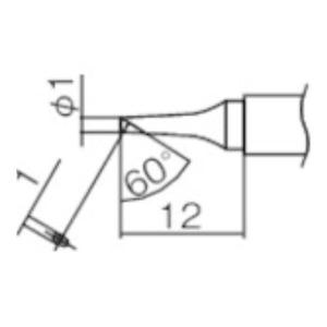 白光 こて先 1C型 T12C1 [T12-C1][r20][s9-010]｜minatodenki