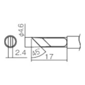 白光 こて先 KF型 T12KF [T12-KF][r20][s9-010]｜minatodenki