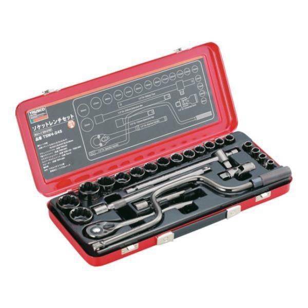 TRUSCO ソケットレンチセット 差込角12.7mm 24S TSW424S [TSW4-24S]...