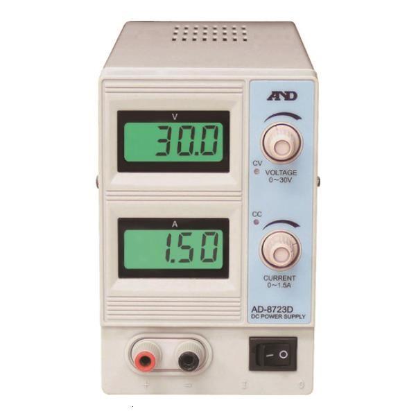 A&amp;D 直流安定化電源 30V 1.5A AD8723D[r20][s9-020]