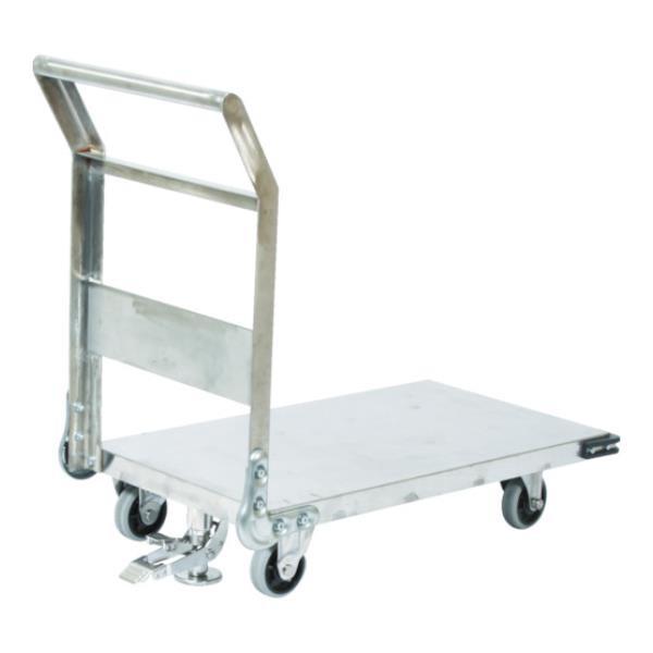 TRUSCO ステンレス鋼板製運搬車 固定式 900X600 S付 SHS2S [SHS-2S][r...