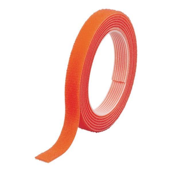 TRUSCO マジックバンド結束テープ 両面 幅10mmX長さ1.5m オレンジ MKT1015OR...