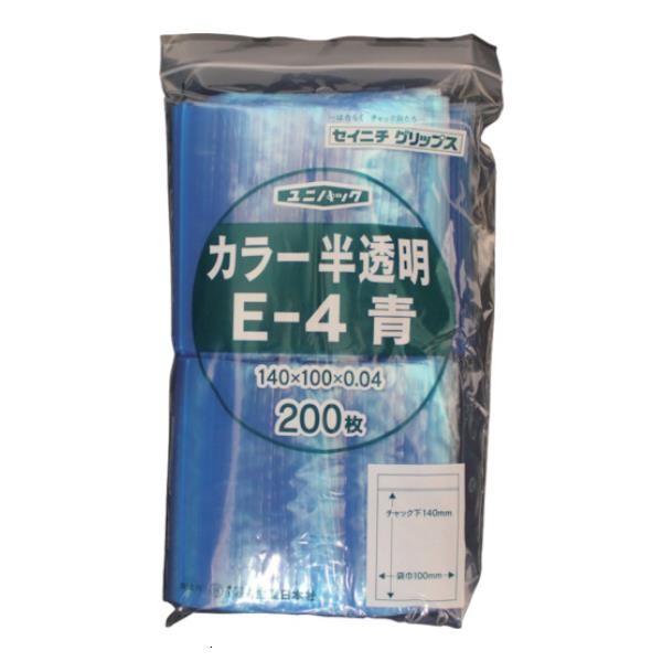 セイニチ 「ユニパック」 E-4 青 140×100×0.04 200枚入 E4CB 200枚入 [...