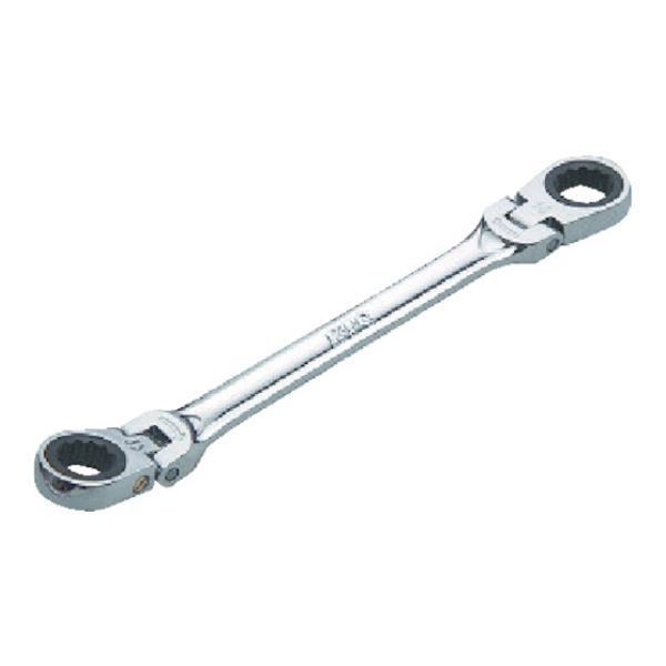 KTC ラチェットめがねレンチ(両頭型首振りタイプ) 6X7mm MR10607F [MR1-060...