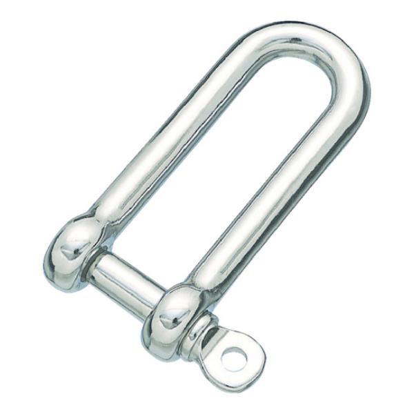 TRUSCO ロングシャックル ステンレス製 D寸法4mm TLNS4 1個入 [TLNS-4][r...