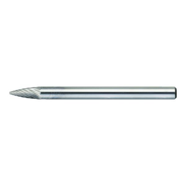 TRUSCO 超硬バー トンガリ型 Φ3X刃長6X軸3 シングルカット TB4A030S [r20]...