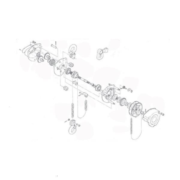 キトー CB010用部品 シタフック1式 C3BA01010213 [C3BA010-10213][...