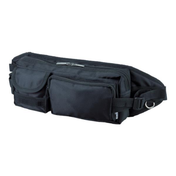 TRUSCO ウエストポーチワイド ブラック TCWPWBK [TC-WPW-BK][r20][s9...