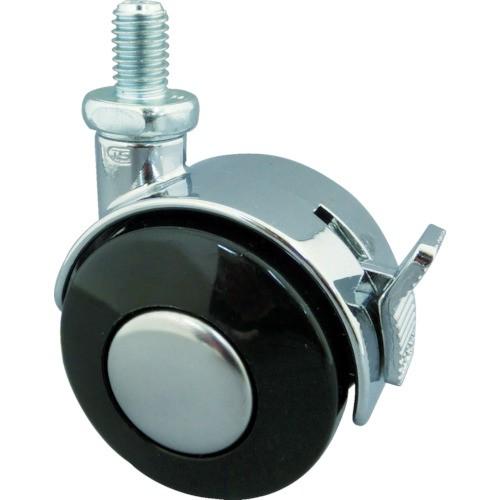 トーシン ねじ込み双輪キャスター 50径 自在ストッパー付 US50BM8XP1.25 [US50-...