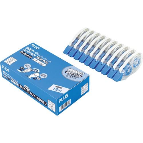 プラス 修正テープ使い切りタイプ12m テープ幅4.2mm 10個入 42413 WH70410P ...