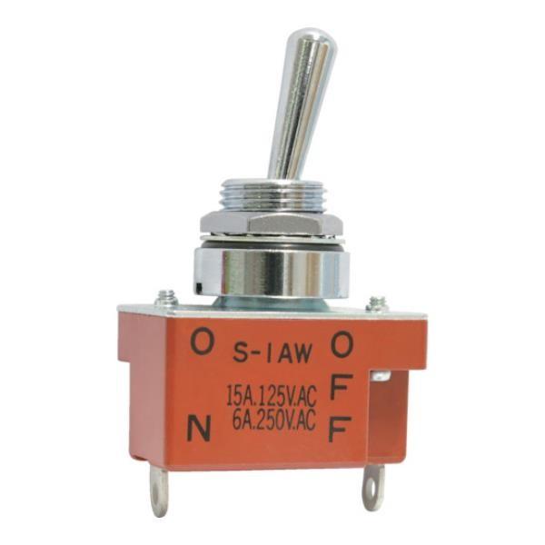 NKKスイッチズ 防水形トグルスイッチ はんだ端子 単極ON-OFF S1AW [S-1AW][r2...