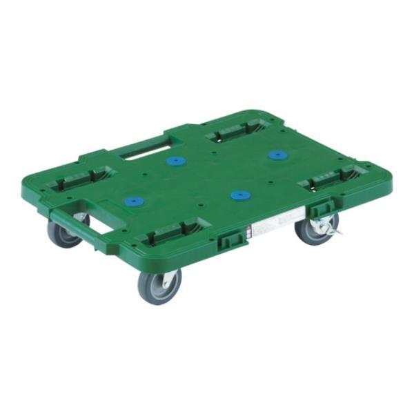 TRUSCO ルートバン 400X600 4輪自在 S付 緑 MPB600JSGN [MPB-600...