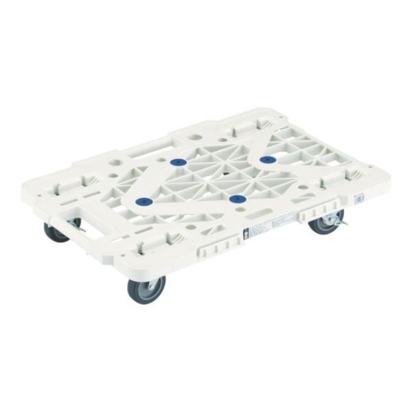 TRUSCO ルートバン 370X500 4輪自在 S付 白 メッシュタイプ MPK500JSW [...