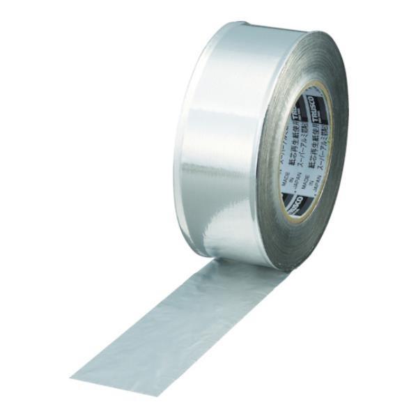 TRUSCO スーパーアルミ箔粘着テープ 100mm×50m ツヤあり TRAT1001 [TRAT...