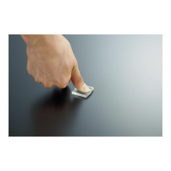 TRUSCO 耐震・防振・防音Gマット 20×20mm 4個 透明 TRGM20TM 4枚入 [TR...