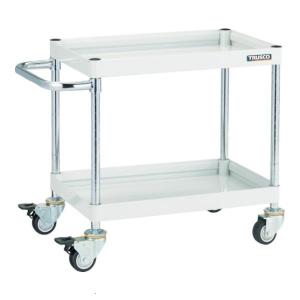 TRUSCO中山 TRUSCO フェニックスワゴン 750X500 3段 Φ75ゴム車輪 W色