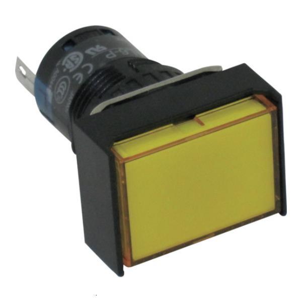 IDEC φ16長角形表示灯 AL6HP4Y [AL6H-P4Y][r20][s9-010]
