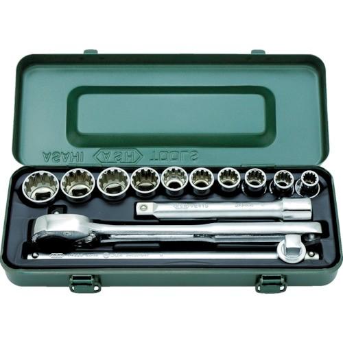 ASH ハイブリットソケットセット1/2(12.7)×13pcs VFS4100[r20][s9-0...