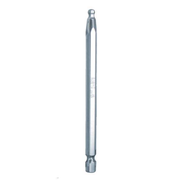 エイト 六角棒ビット テーパーヘッド 対辺6.35mm 溝9mm 単品 EA644MMX100 [E...