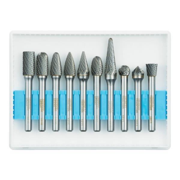 TRUSCO 超硬バーセットCシリーズ 軸6mm 刃径9.5mm 10本セット TBC09510S ...