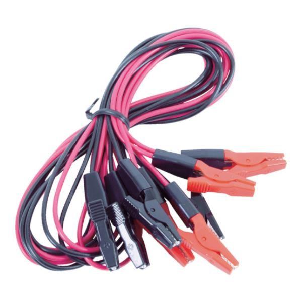 テイシン電機 テストリードS 100cm モールドクリップS両端付 0.3sq TLA23 4本入 ...