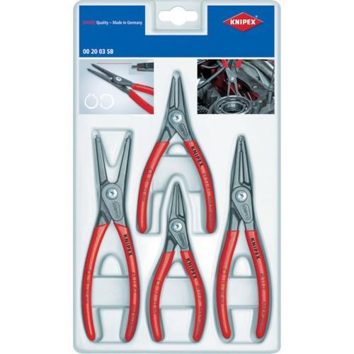 KNIPEX 4本組 スナップリングプライヤー 002003SB[r20][s9-030]