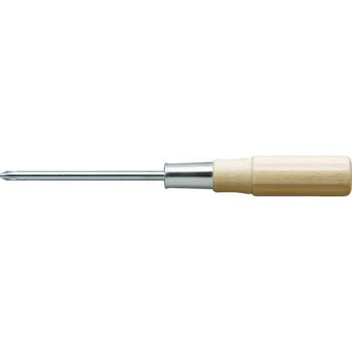 TRUSCO 木柄普通ドライバー 刃先+4 200mm TWD4200 [TWD-4-200][r2...