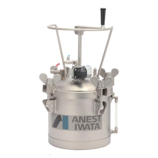 アネスト岩田 ステンレス加圧タンク 手動攪拌器付仕様 10L COT10HL [COT-10HL][...