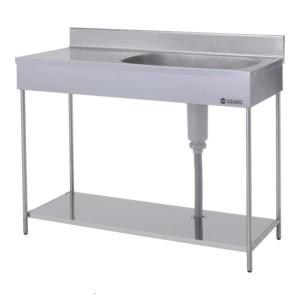 アズマ 二槽シンク(ホース付) 900×450×800 KP2900 [KP2-900][r21][s9