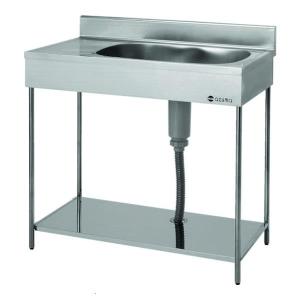 マルゼン 二槽シンク900×450×800(ホース付) BS2094 [BS2-094][r21][s9