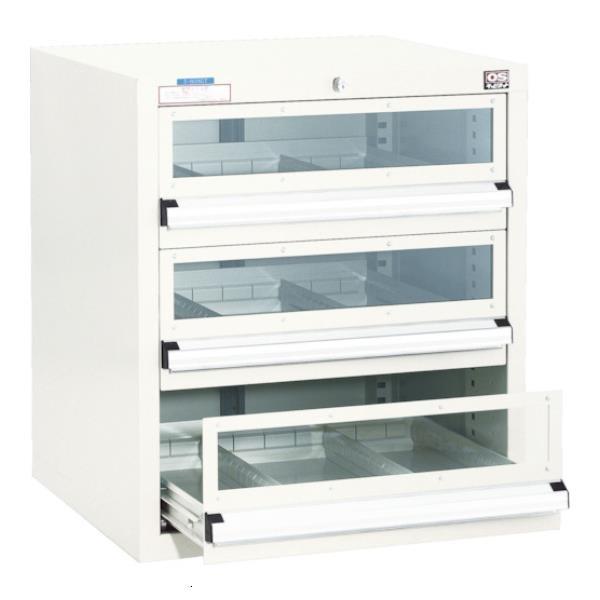 OS ライトキャビネット5型 引出し3段 5603GT [5-603GT][r21][s9-033]