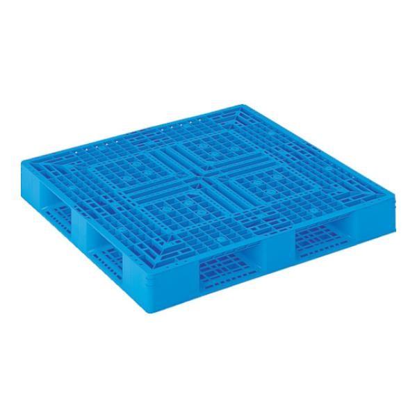 サンコー プラスチックパレット 1200X1200X150 青 SKD412122BL [SK-D4...