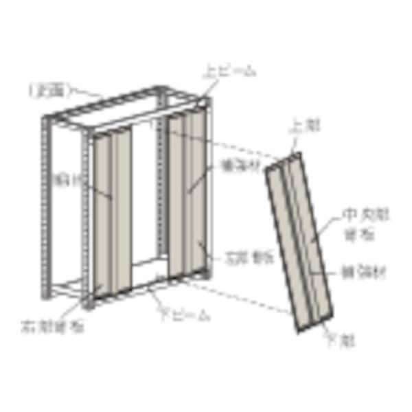 TRUSCO M3・M5型棚用はめ込み式背板 900XH1800 SMM63 (NG) [SMM-6...