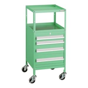 TRUSCO中山 TRUSCO ミニキャビネットワゴン400X440X880LVR-661付 YG