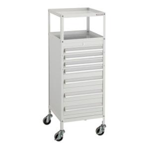 TRUSCO中山 TRUSCO ミニキャビネットワゴン400X440X880LVR-661付 YG