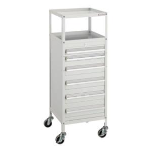 TRUSCO中山 TRUSCO ミニキャビネットワゴン400X440X880LVR-661付 YG