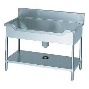 マルゼン2槽シンク 900x450x800(+100) ② マルゼン 二槽シンク900×450×800(ホース付) BS2094 [BS2-094
