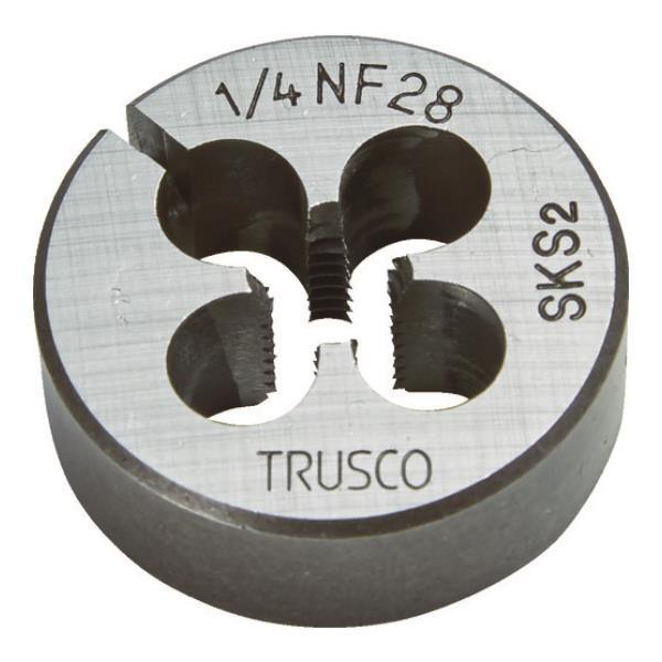 TRUSCO 丸ダイス 25径 ユニファイねじ 1/4UNF28 (SKS) T25D14UNF28...