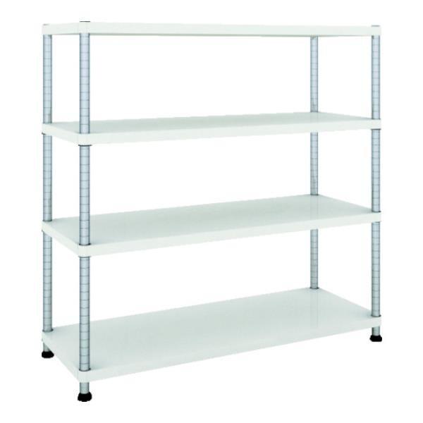 TRUSCO フェニックスラック 1200X450 4段 W色 PER4444W [PER-4444...