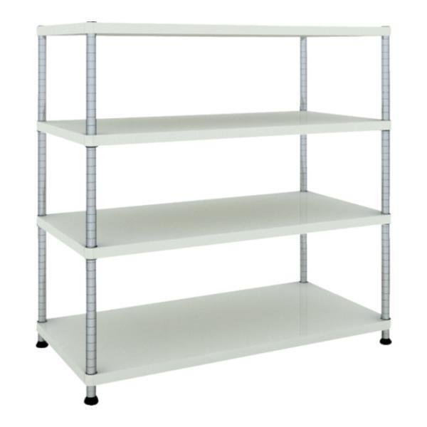 TRUSCO フェニックスラック 1200X600 4段 W色 PER4464W [PER-4464...