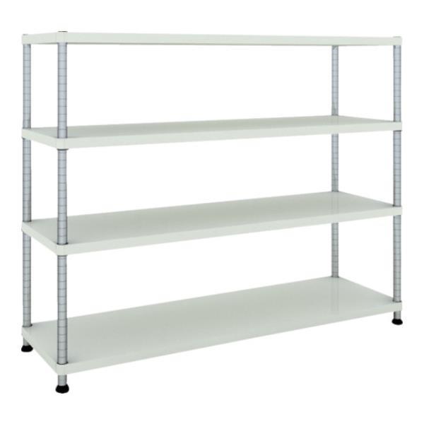 TRUSCO フェニックスラック 1500X450 4段 W色 PER4544W [PER-4544...