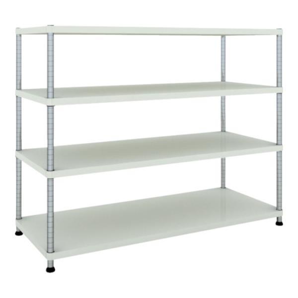 TRUSCO フェニックスラック 1500X600 4段 W色 PER4564W [PER-4564...
