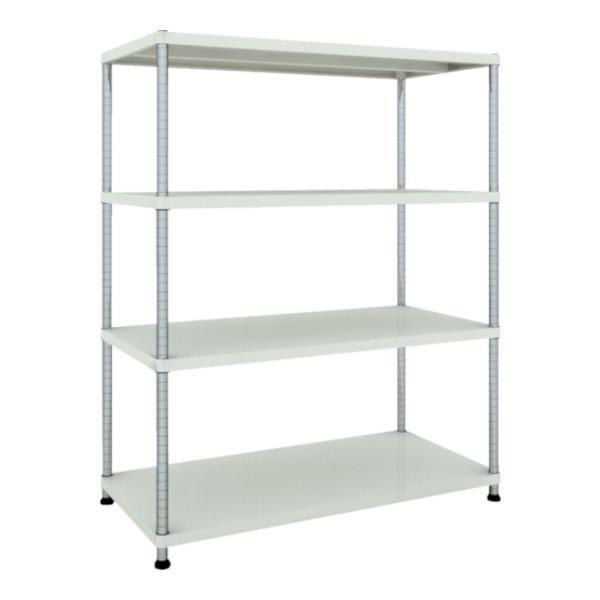 TRUSCO フェニックスラック 1200X600 4段 W色 PER5464W [PER-5464...